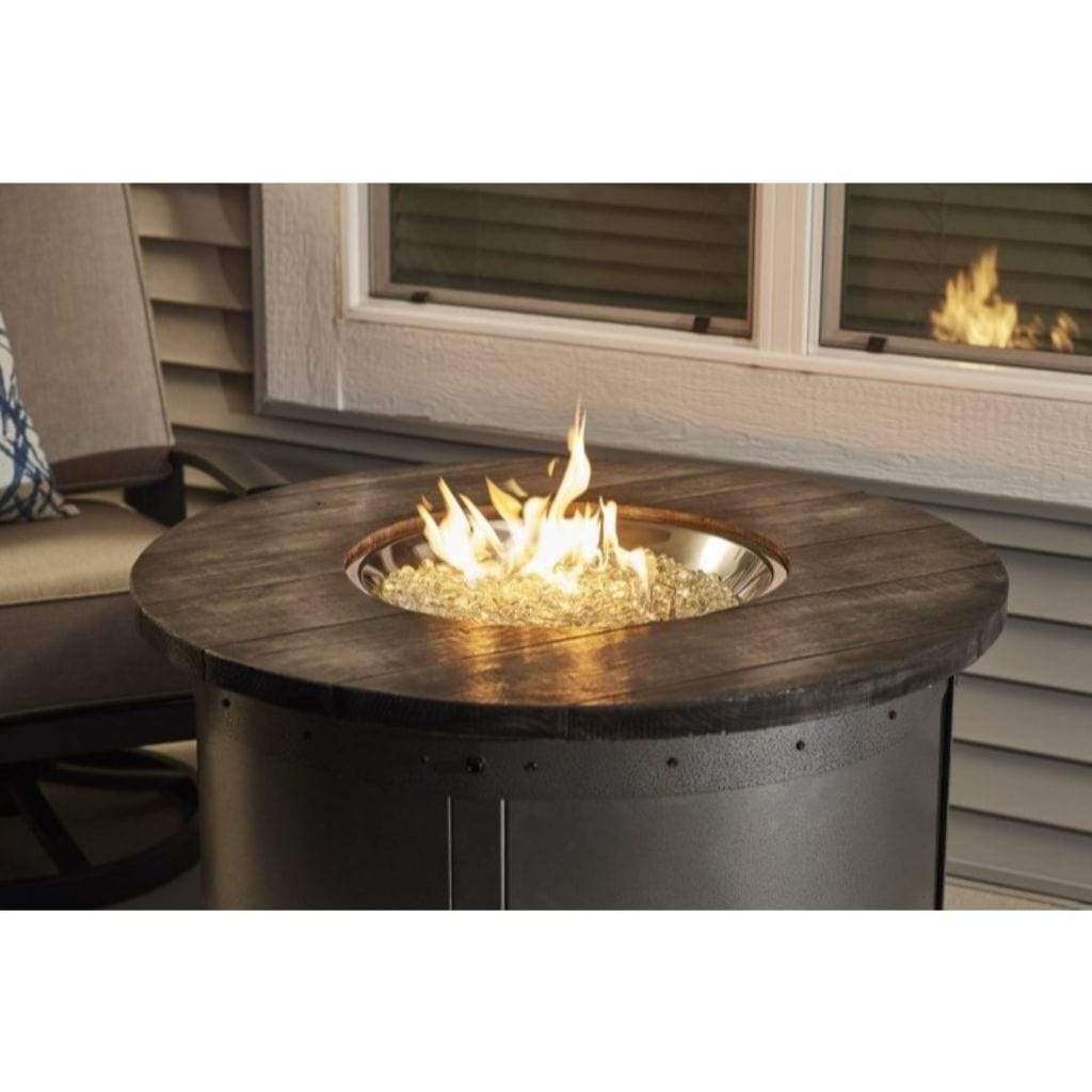 The Outdoor GreatRoom Company 39" Edison Round Gas Fire Pit Table