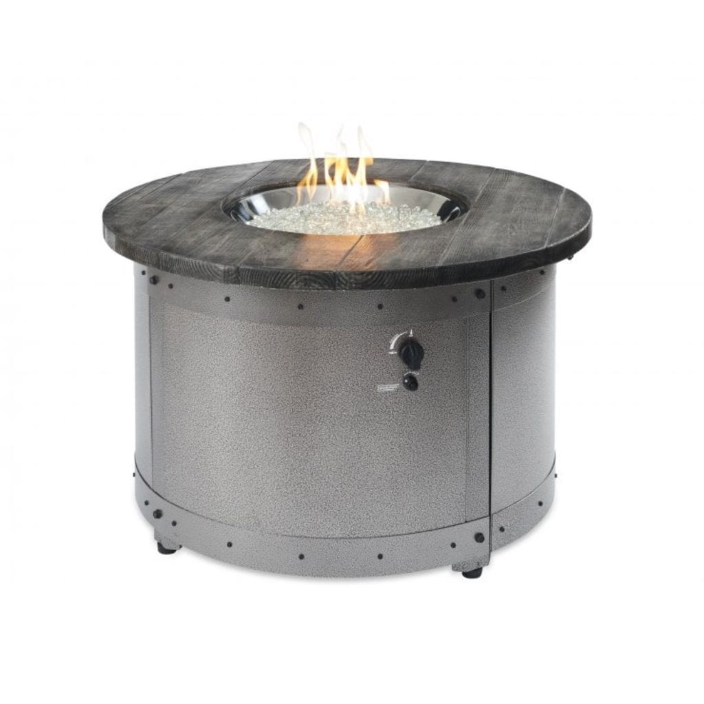 The Outdoor GreatRoom Company 39" Edison Round Gas Fire Pit Table