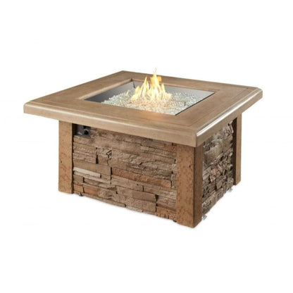 The Outdoor GreatRoom Company 43" Sierra Square Gas Fire Pit Table