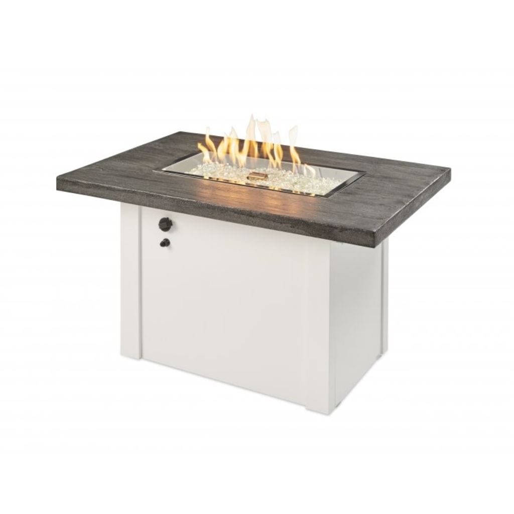 The Outdoor GreatRoom Company 44" Havenwood Rectangular Gas Fire Pit Table