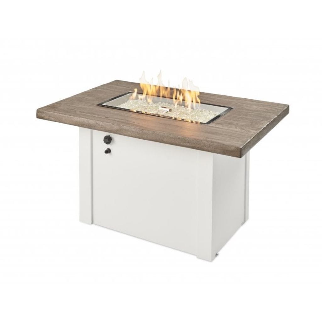 The Outdoor GreatRoom Company 44" Havenwood Rectangular Gas Fire Pit Table