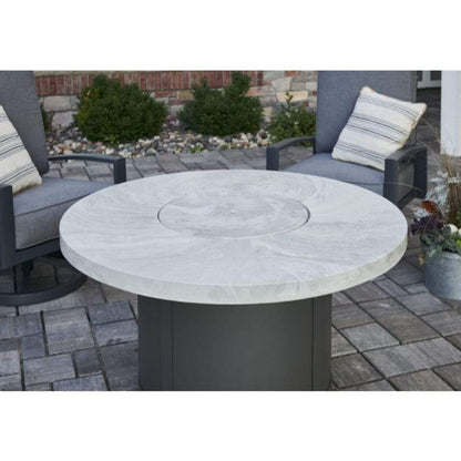 The Outdoor GreatRoom Company 48" Beacon Round Chat Height Gas Fire Pit Table