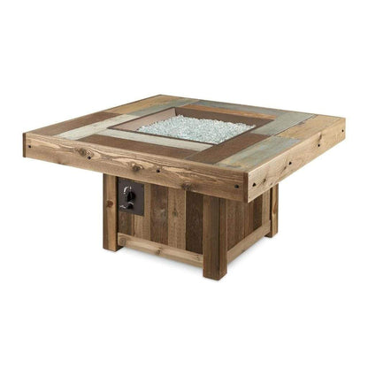 The Outdoor GreatRoom Company 49" Vintage Square Gas Fire Pit Table