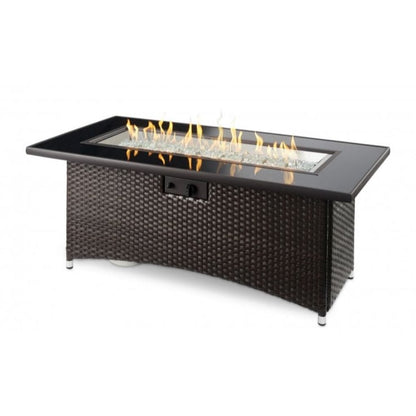 The Outdoor GreatRoom Company 59" Balsam Montego Linear Gas Fire Pit Table