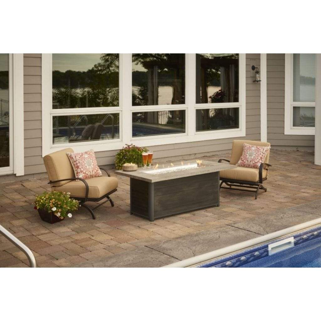 The Outdoor GreatRoom Company 61" Cedar Ridge Linear Gas Fire Table