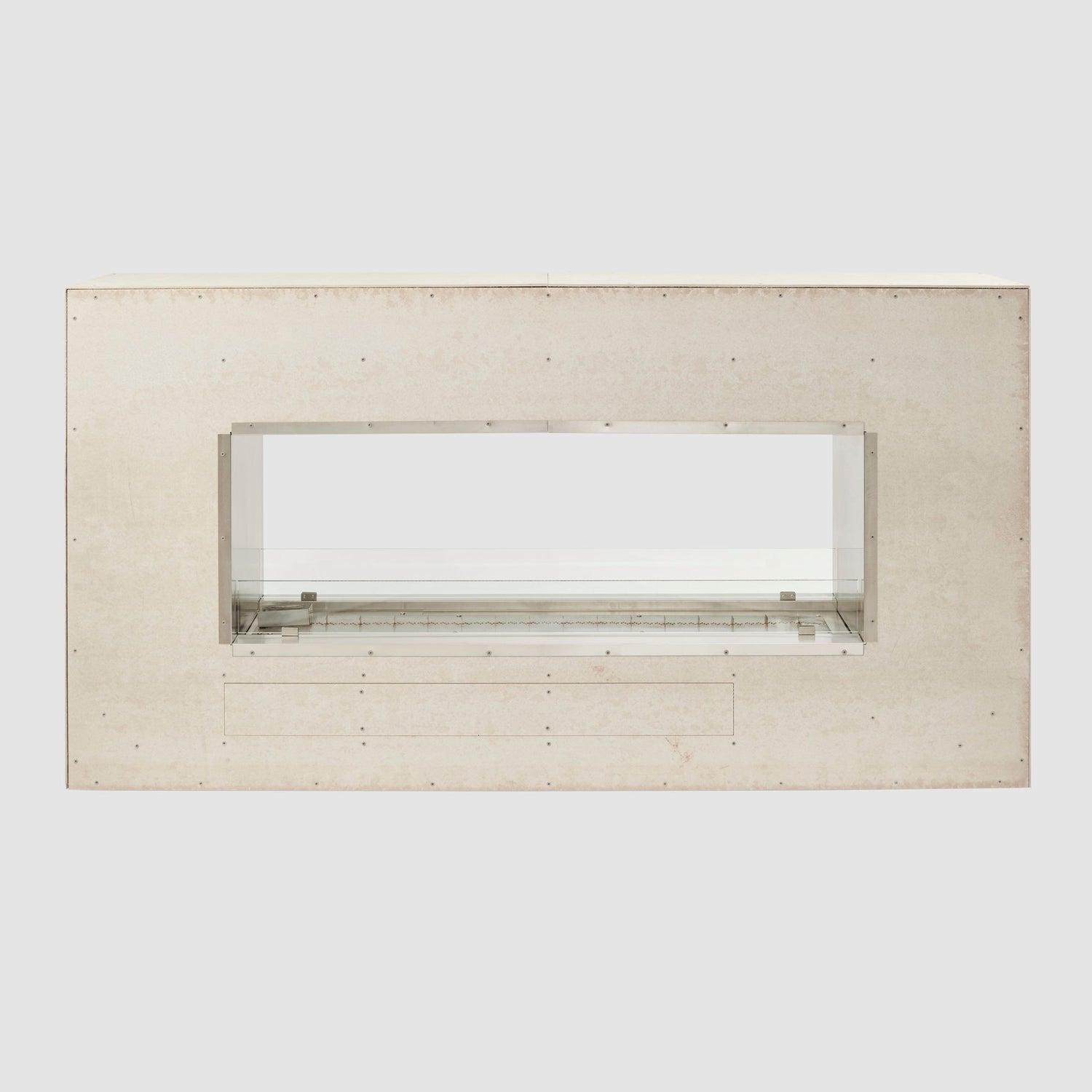 The Outdoor GreatRoom Company 72" Direct Spark Ignition See Through Ready to Finish Natural Gas Fireplace