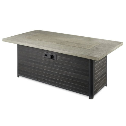 The Outdoor GreatRoom Company Cedar Ridge 61" Linear Gas Fire Table