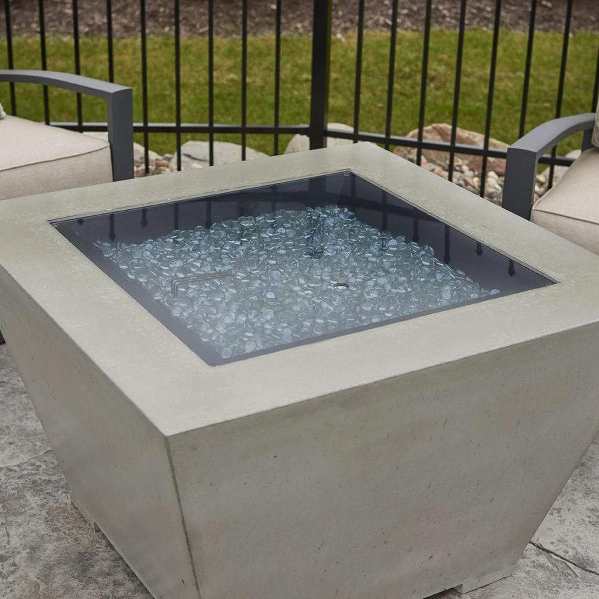 The Outdoor GreatRoom Company Cove 37" Square Gas Fire Pit Bowl