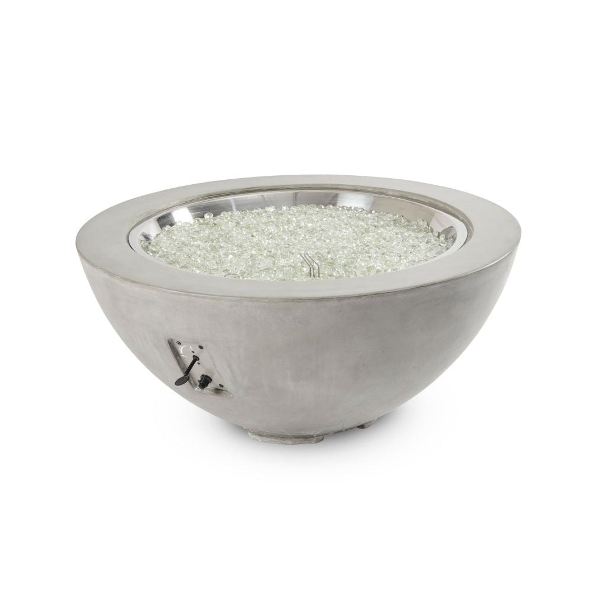 The Outdoor GreatRoom Company Cove 42" Natural Grey Round Gas Fire Pit Bowl