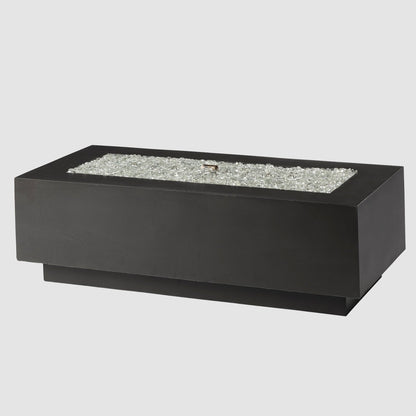 The Outdoor GreatRoom Company Cove 54" Midnight Mist Linear Gas Fire Table