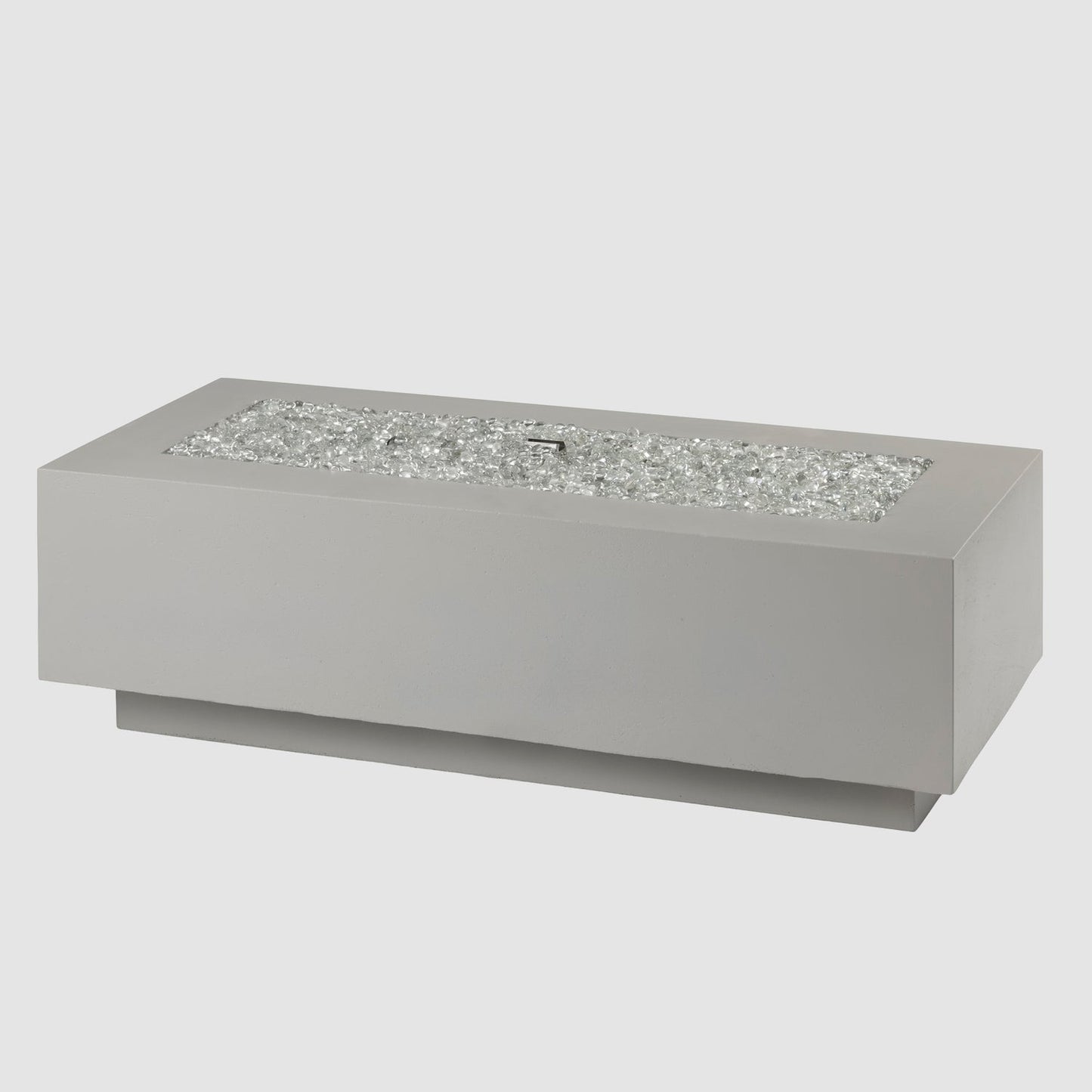 The Outdoor GreatRoom Company Cove 54" Natural Gray Linear Gas Fire Table