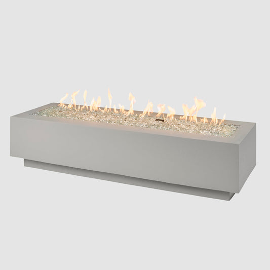The Outdoor GreatRoom Company Cove 72" Natural Gray Linear Gas Fire Table