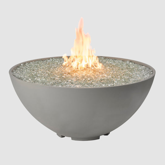 The Outdoor GreatRoom Company Cove Edge 42" Natural Grey Gas Fire Pit Bowl