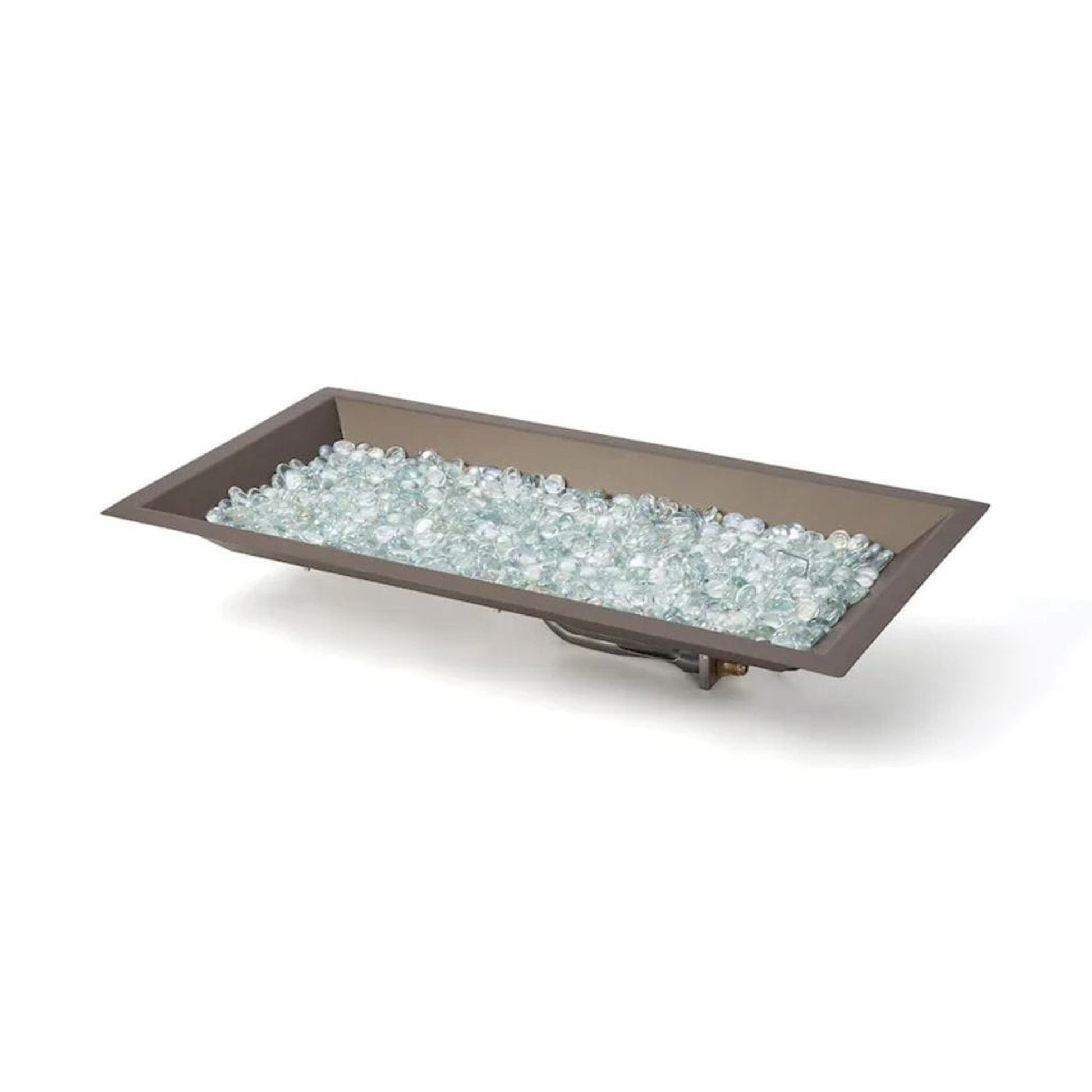 The Outdoor GreatRoom Company Crystal Fire 12" x 24" Linear Gas Burner