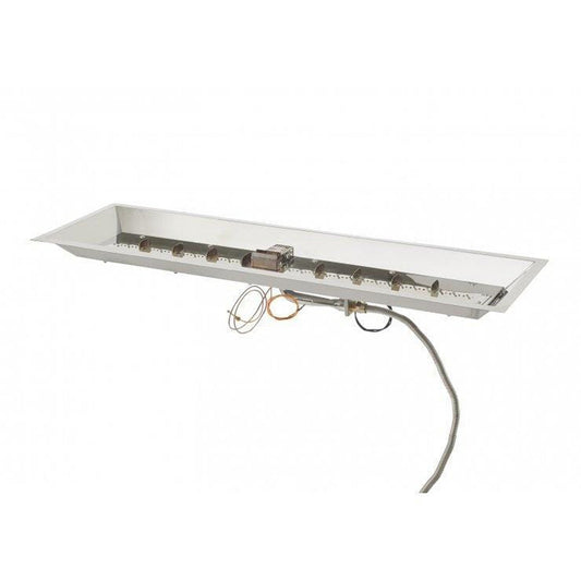 The Outdoor GreatRoom Company Crystal Fire 12" x 42" Linear Gas Burner