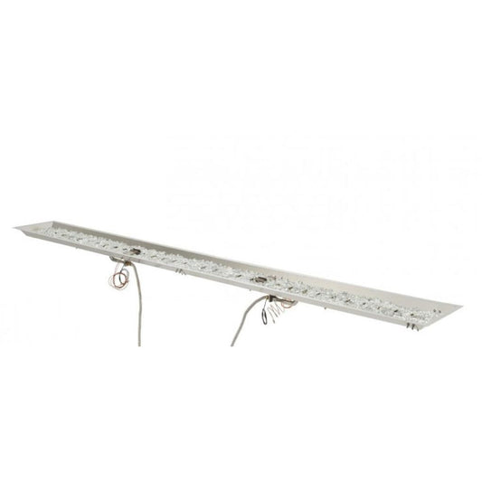 The Outdoor GreatRoom Company Crystal Fire 12" x 64" Linear Gas Burner