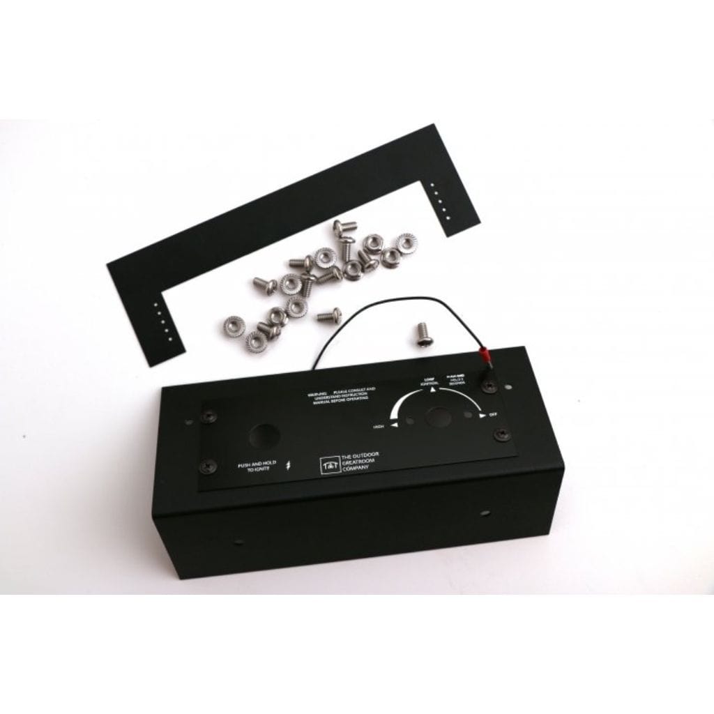 The Outdoor GreatRoom Company Crystal Fire Plus 24" Do-It-Yourself Square Gas Burner Kit - Block/Paver Application