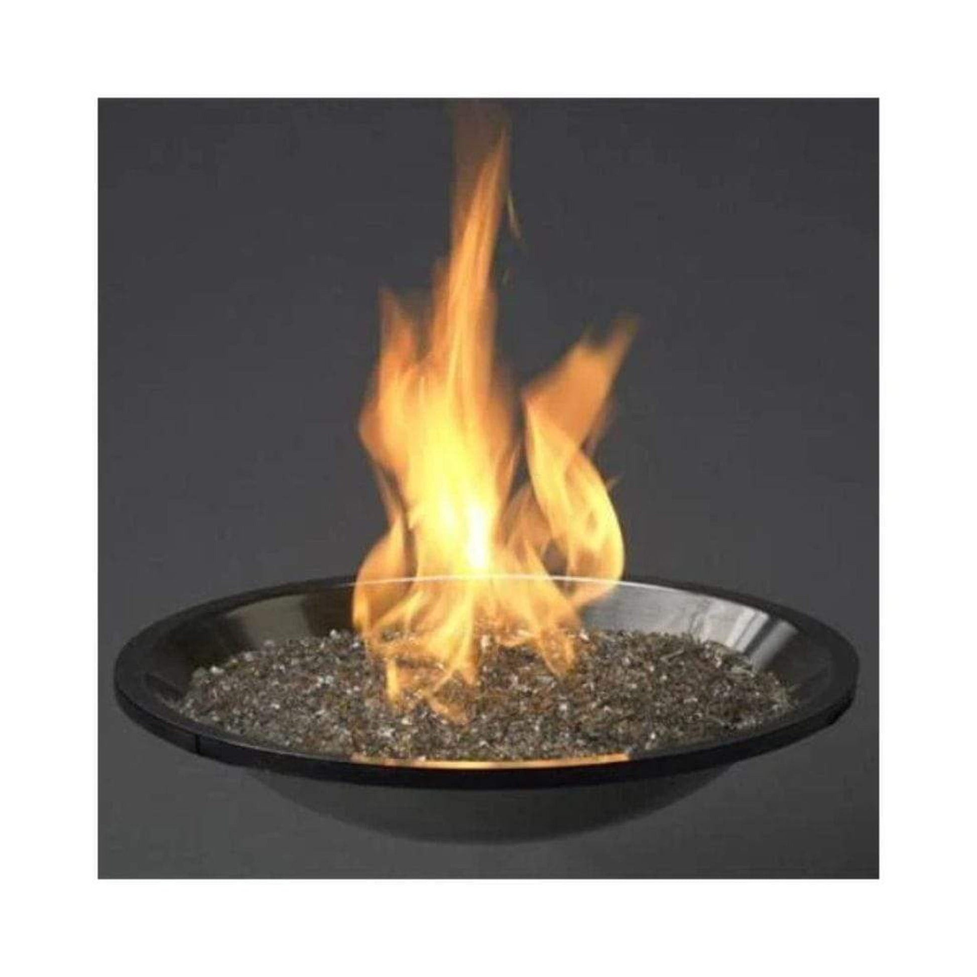 The Outdoor GreatRoom Company Crystal Fire Plus 30" Round Gas Burner