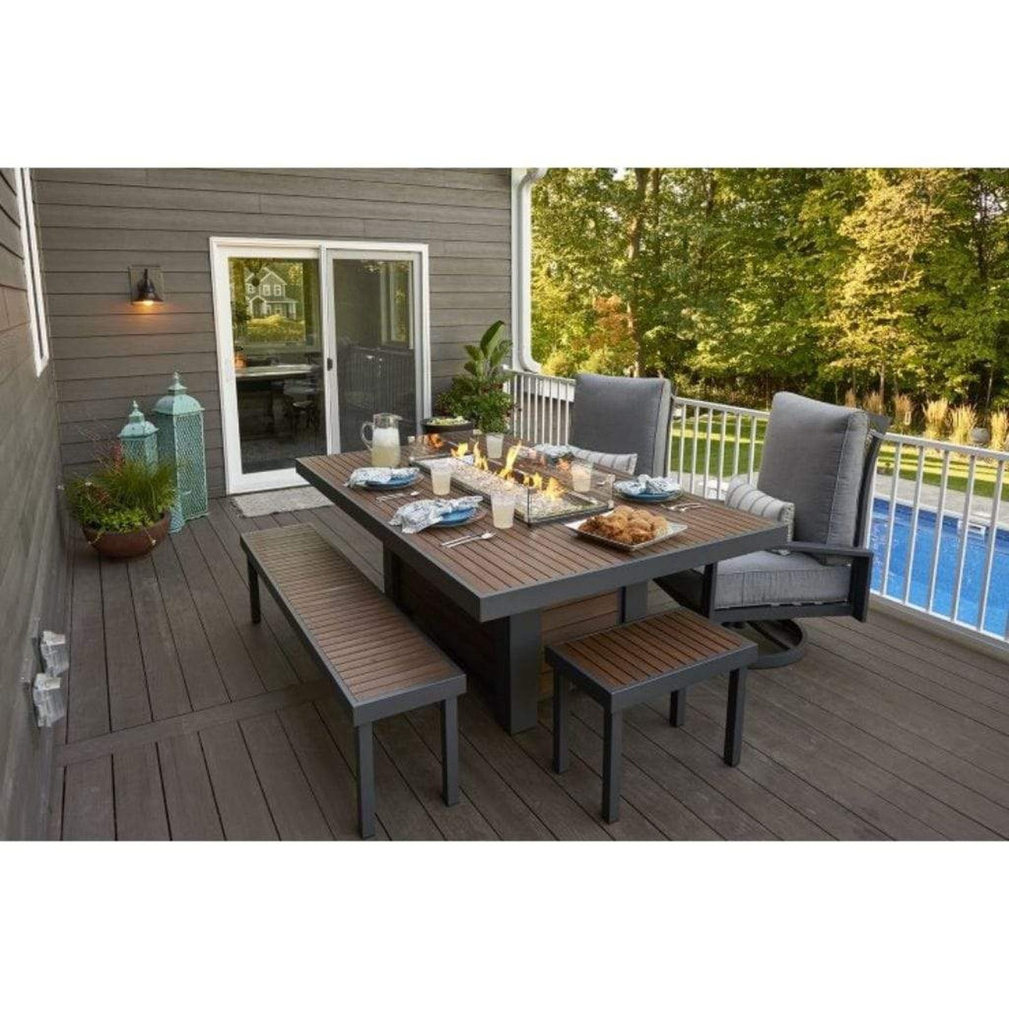 The Outdoor GreatRoom Company Kenwood 68" Long Bench