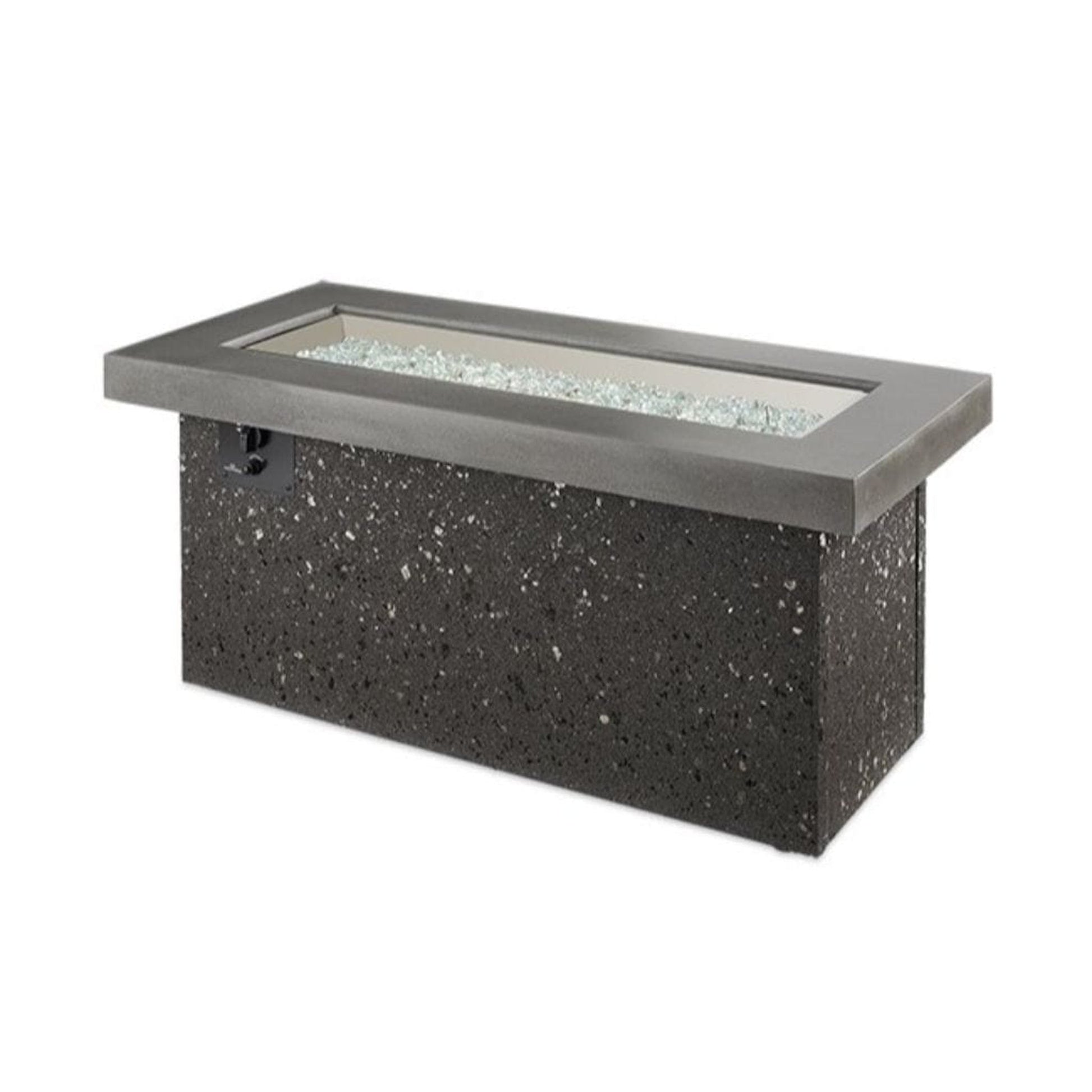 The Outdoor GreatRoom Company Key Largo 54" Midnight Mist Linear Gas Fire Pit Table