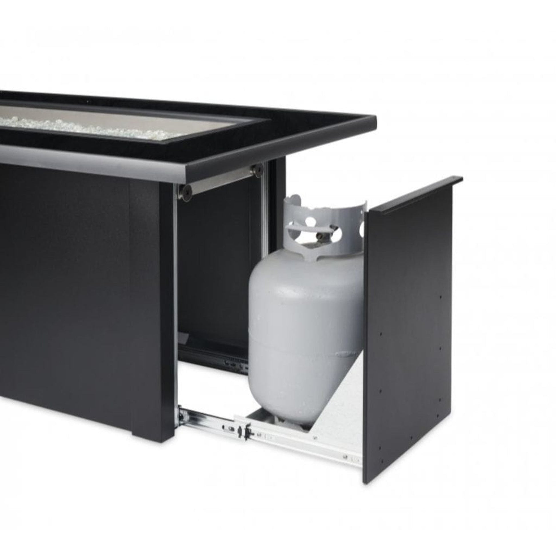 The Outdoor GreatRoom Company Monte Carlo 59" Linear Gas Fire Pit Table