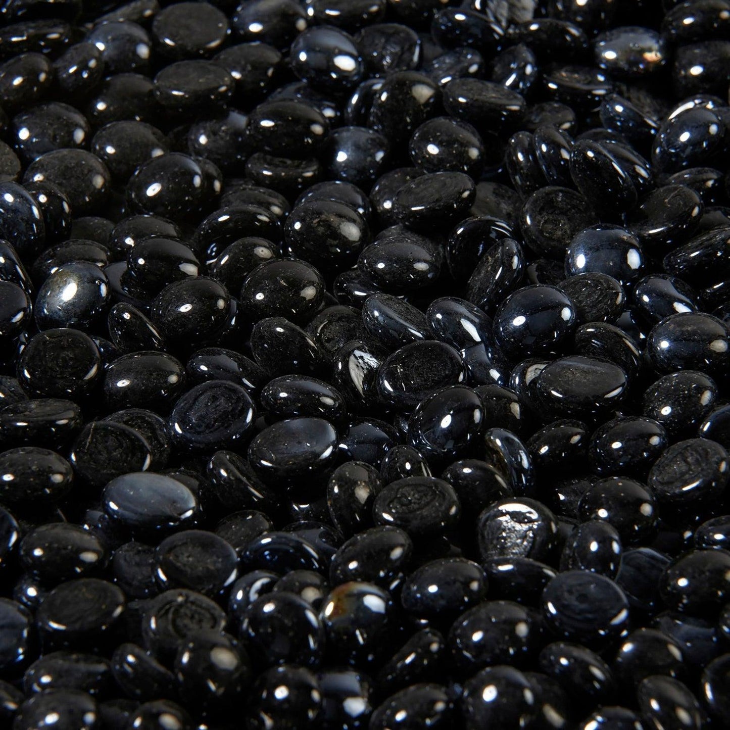 The Outdoor GreatRoom Company Onyx Reflective Tempered Fire Glass Gems - 40 lb kit