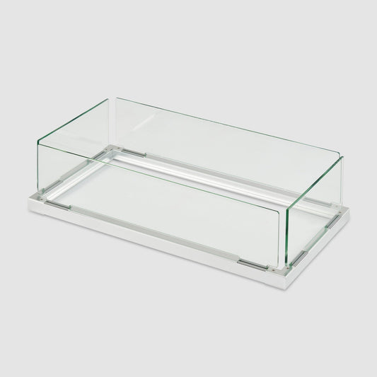 The Outdoor GreatRoom Company Rectangular Folding Glass Wind Guard