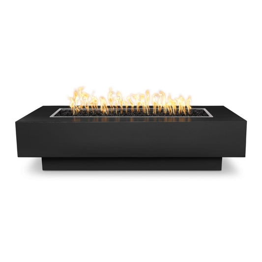 The Outdoor Plus 108" Coronado Powder Coated Steel Rectangle Fire Pit Table