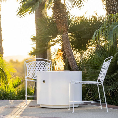 The Outdoor Plus 30" Beverly Copper & Corten Steel & Stainless Steel Round Fire Pit