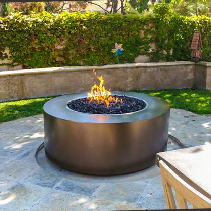 The Outdoor Plus 30" Beverly Powder Coated Steel Round Fire Pit