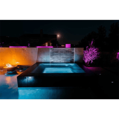 The Outdoor Plus 30" Cazo Hammered Copper 4 Way Spill Round Fire & Water Bowl