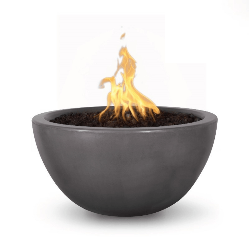 The Outdoor Plus 30" Luna GFRC Concrete Round Fire Bowl