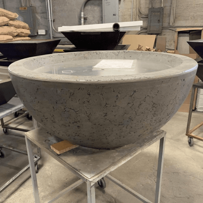 The Outdoor Plus 30" Luna GFRC Concrete Round Fire Bowl