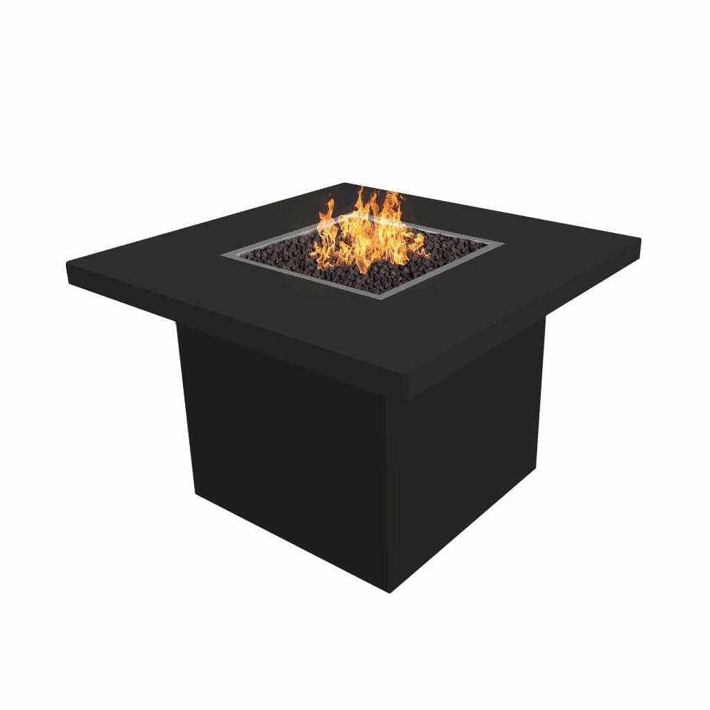 The Outdoor Plus 36" Bella Powder Coated & Stainless Steel Square Fire Pit