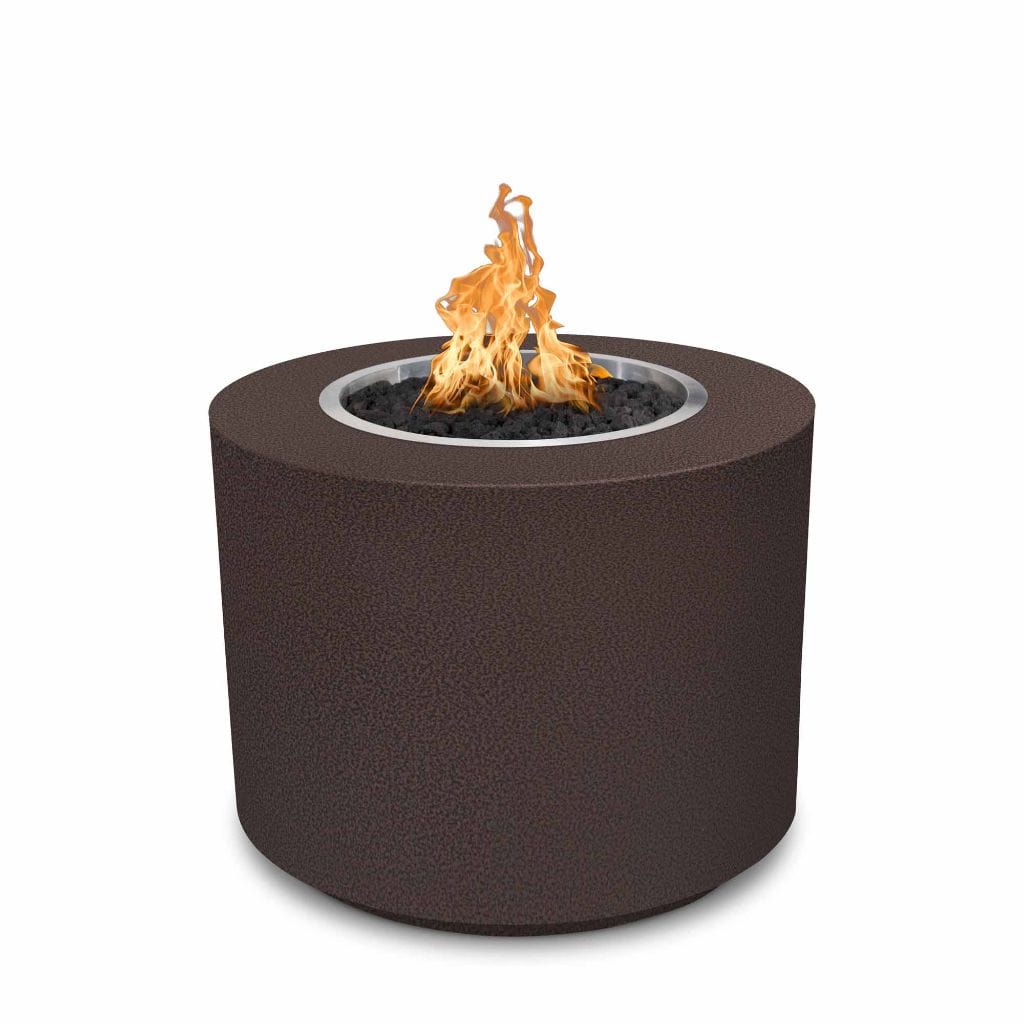 The Outdoor Plus 36" Beverly Powder Coated Steel Round Fire Pit