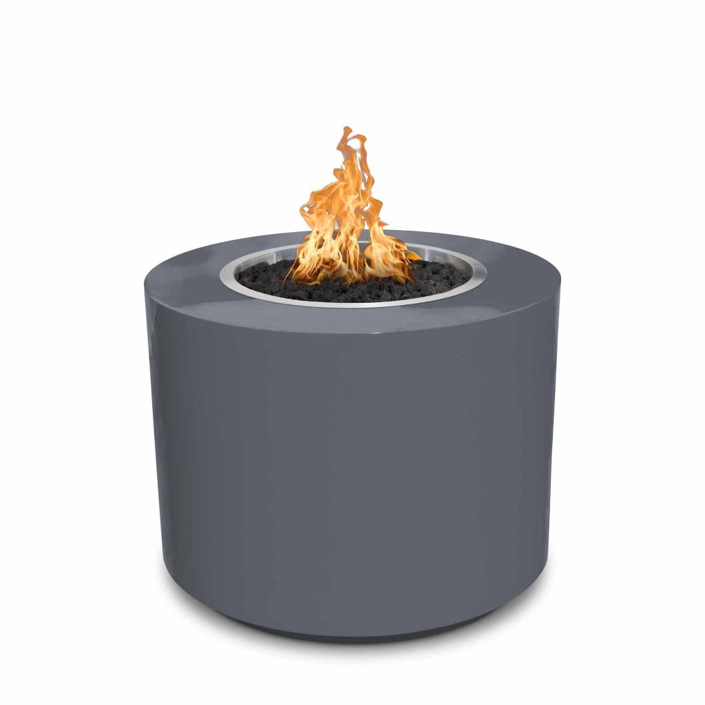 The Outdoor Plus 36" Beverly Powder Coated Steel Round Fire Pit