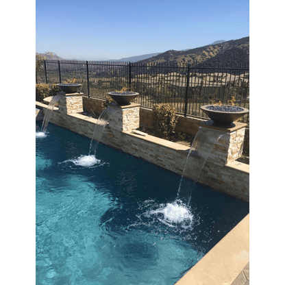 The Outdoor Plus 36" Cazo GFRC Concrete Round Fire Bowl