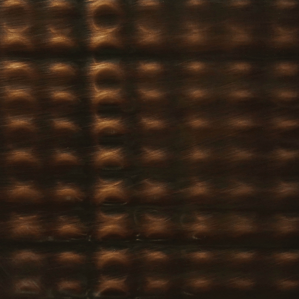 The Outdoor Plus 36" Cazo Hammered Copper 360° Spill Round Fire & Water Bowl