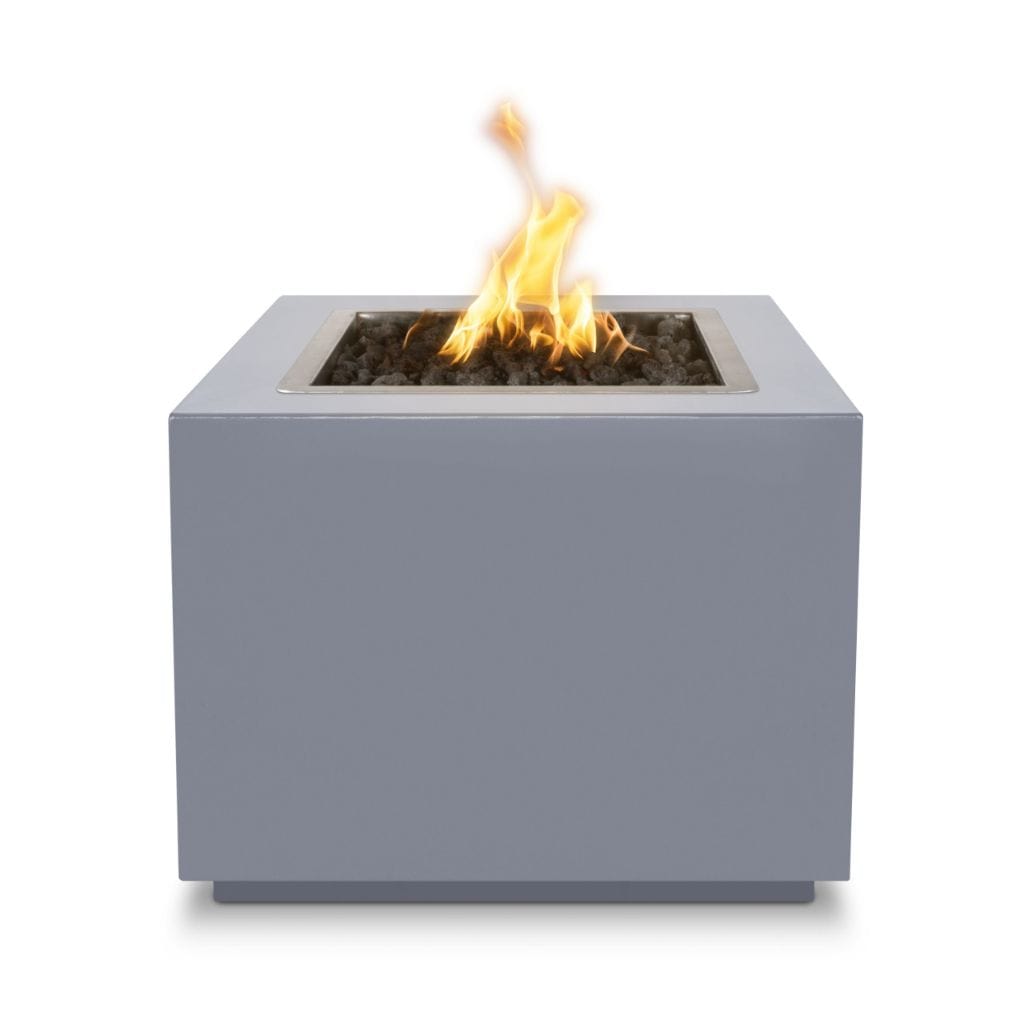 The Outdoor Plus 36" Forma Powder Coated Steel Square Fire Pit Table