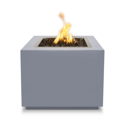 The Outdoor Plus 36" Forma Powder Coated Steel Square Fire Pit Table