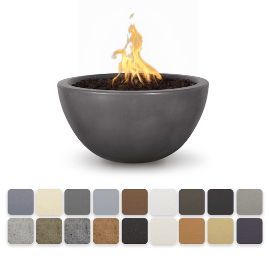 The Outdoor Plus 38" Luna GFRC Concrete Round Fire Bowl
