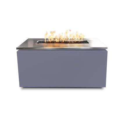The Outdoor Plus 46" Merona Powder Coated Steel Rectangle Fire Table