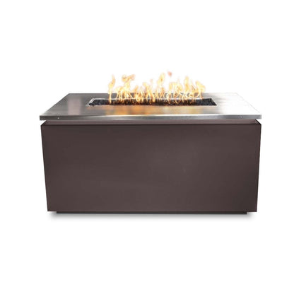 The Outdoor Plus 46" Merona Powder Coated Steel Rectangle Fire Table