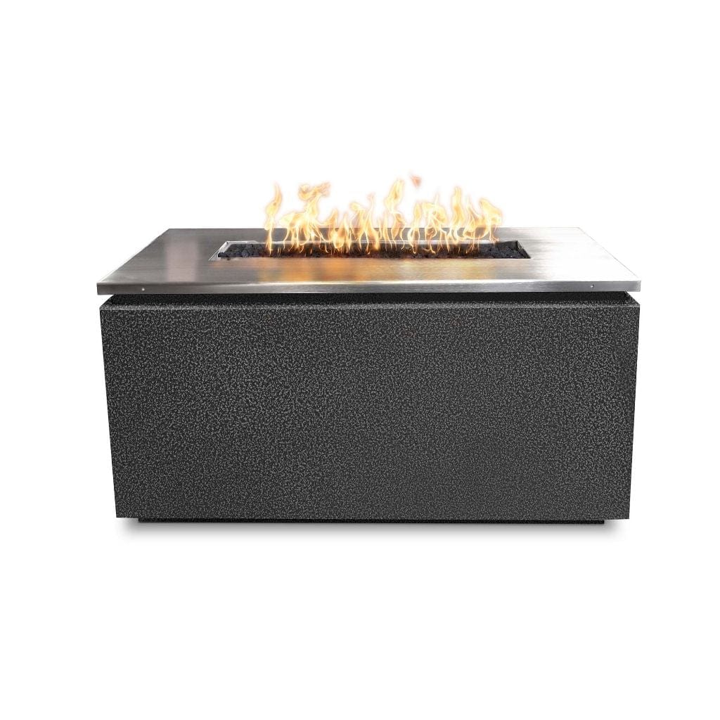 The Outdoor Plus 46" Merona Powder Coated Steel Rectangle Fire Table