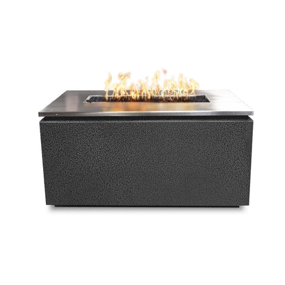The Outdoor Plus 46" Merona Powder Coated Steel Rectangle Fire Table