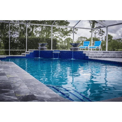 The Outdoor Plus 48" Cazo GFRC Concrete Round Fire and Water Bowl