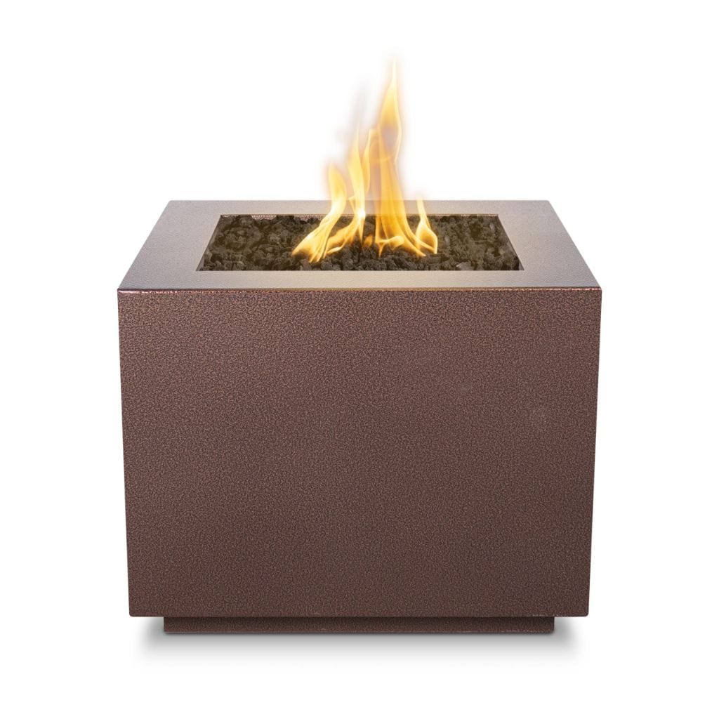 The Outdoor Plus 48" Forma Powder Coated Steel Square Fire Pit Table