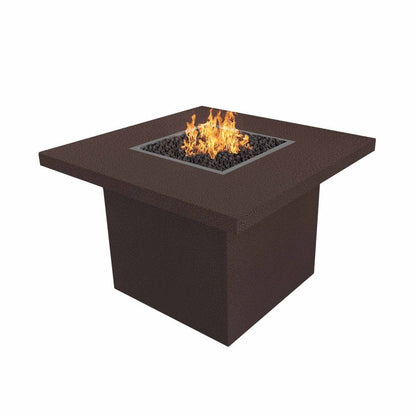 The Outdoor Plus 60" Bella Powder Coated & Stainless Steel Square Fire Pit