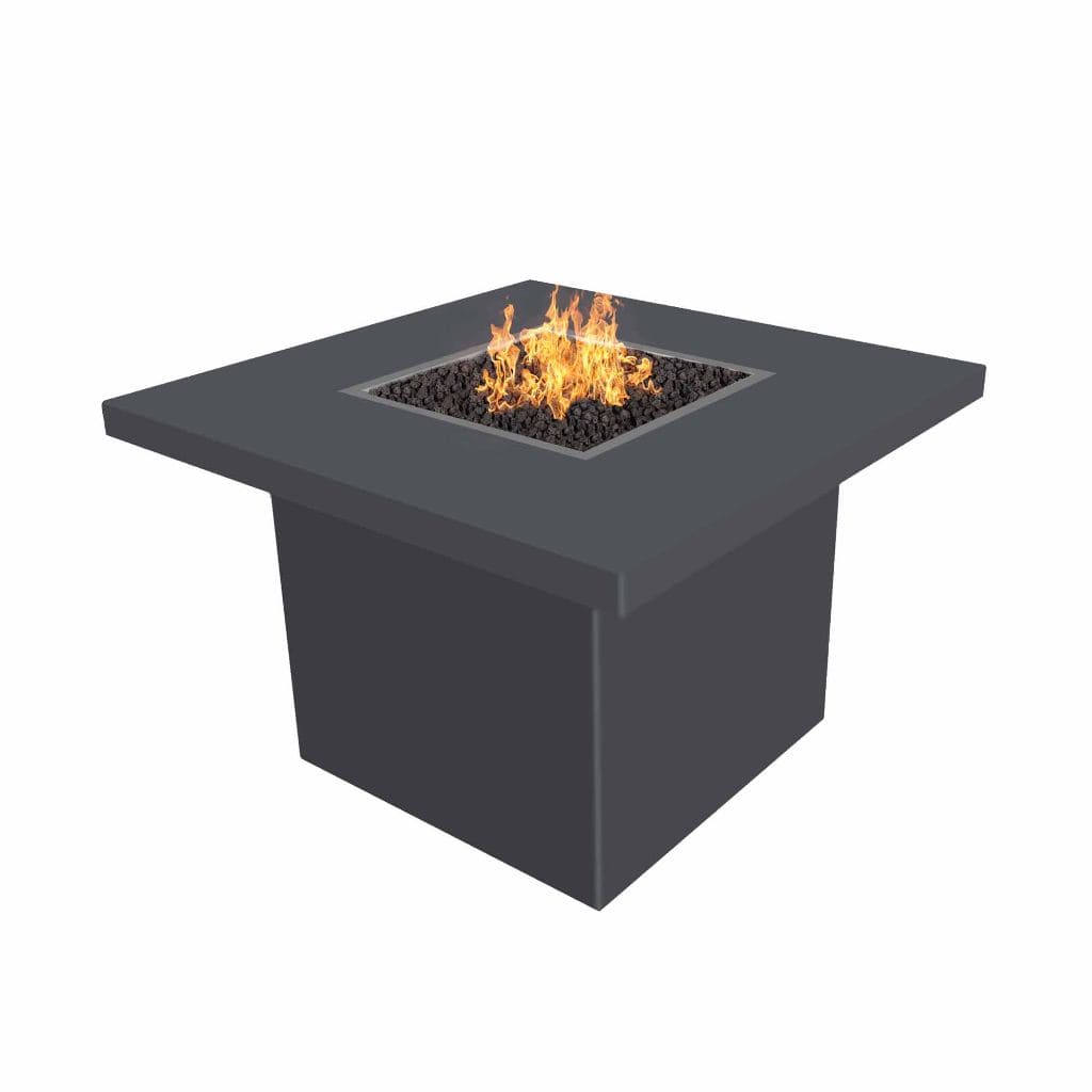 The Outdoor Plus 60" Bella Powder Coated & Stainless Steel Square Fire Pit