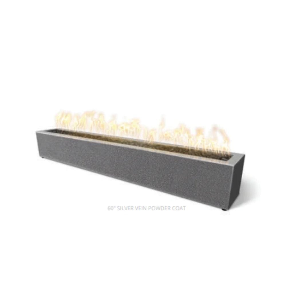 The Outdoor Plus 60" Eaves Powder Coated Steel Rectangle Fire Pit